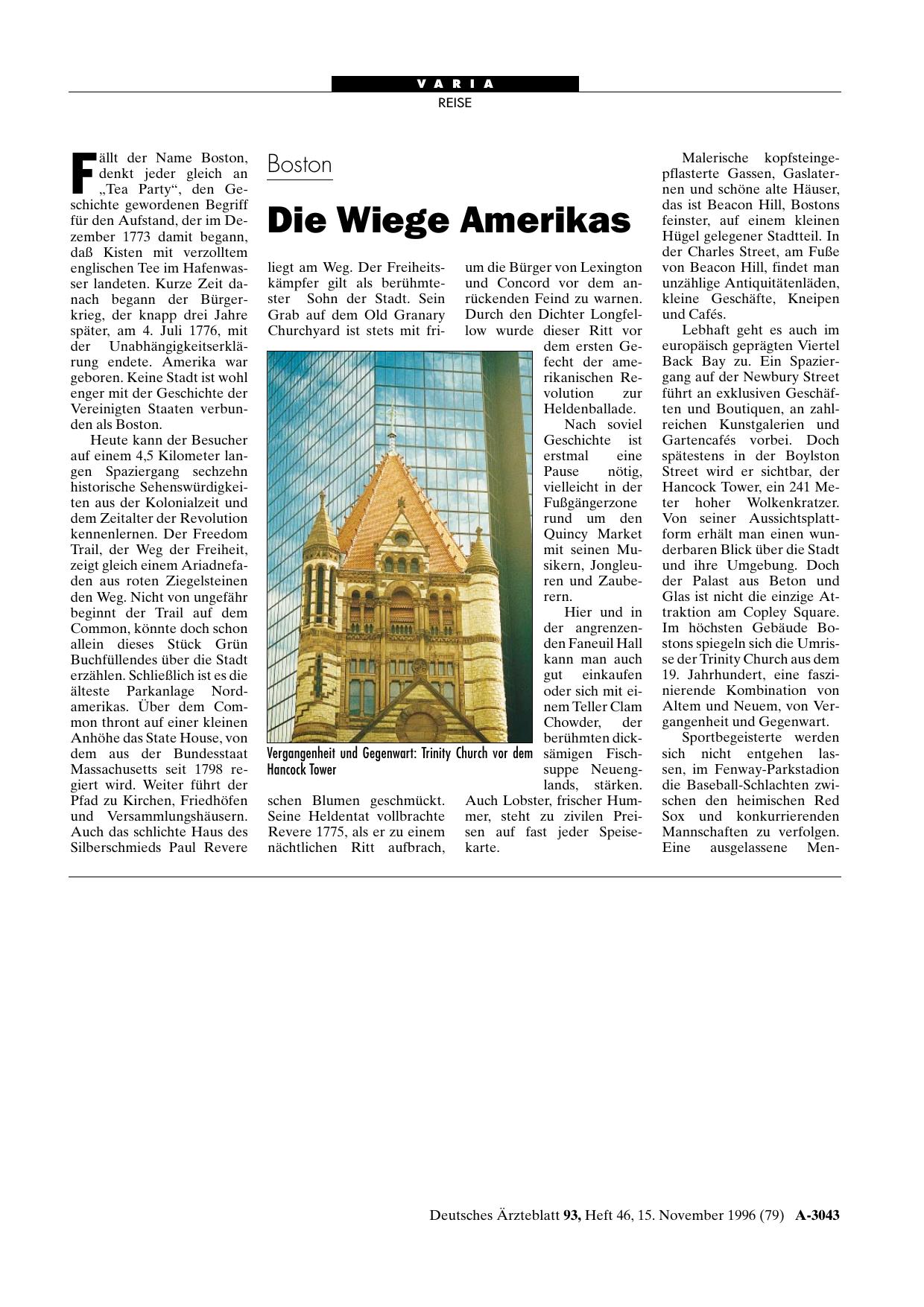 Vorschauseite 1: Boston: Die Wiege Amerikas