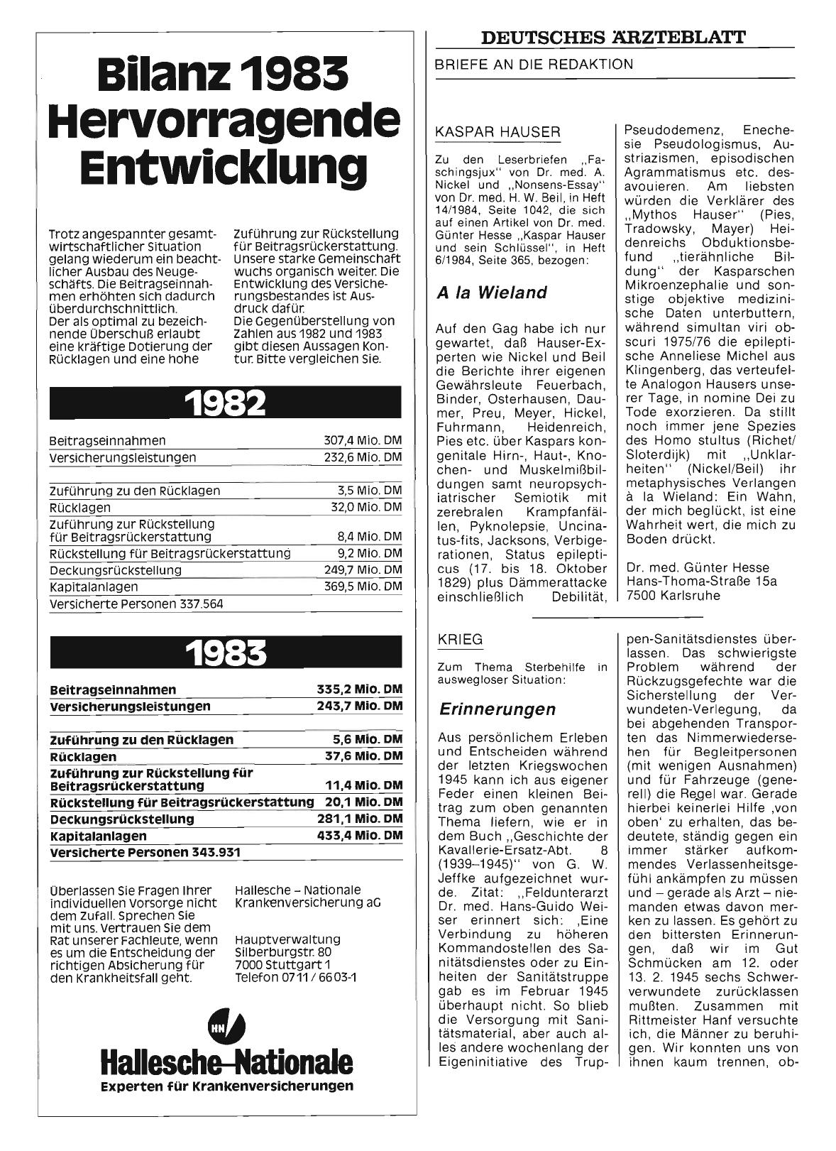 Vorschauseite 1: KASPAR HAUSER: A la Wieland