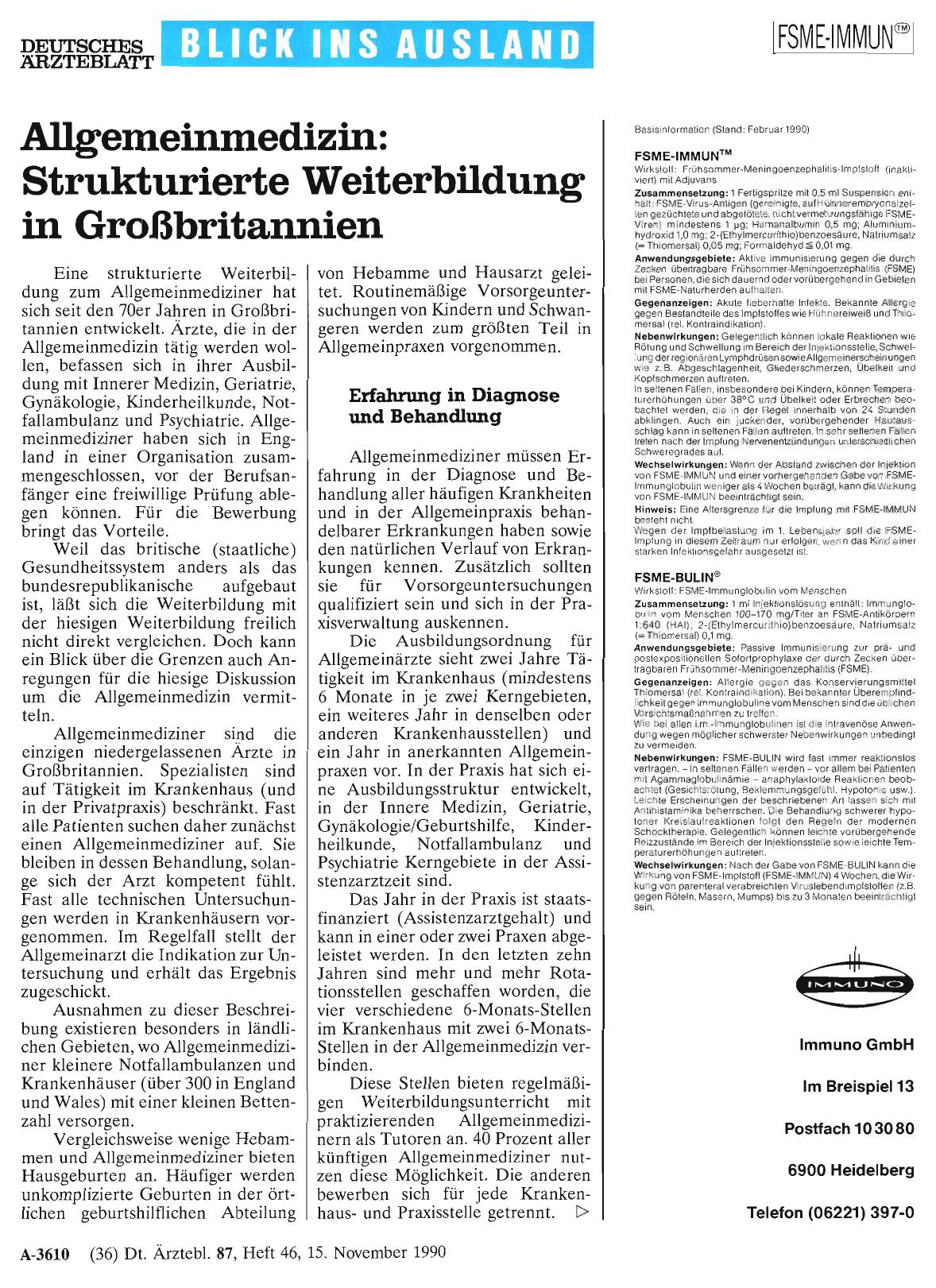 Vorschauseite 1: Allgemeinmedizin: Strukturierte Weiterbildung in Großbritannien