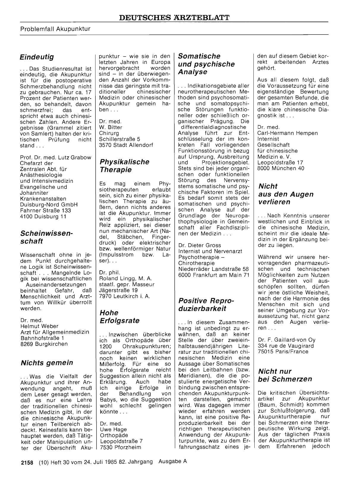 Vorschauseite 1: Die Akupunktur: Probleme der wissenschaftlichen Anerkennung und Einsatzmöglichkeiten 0): Hohe Erfolgsrate