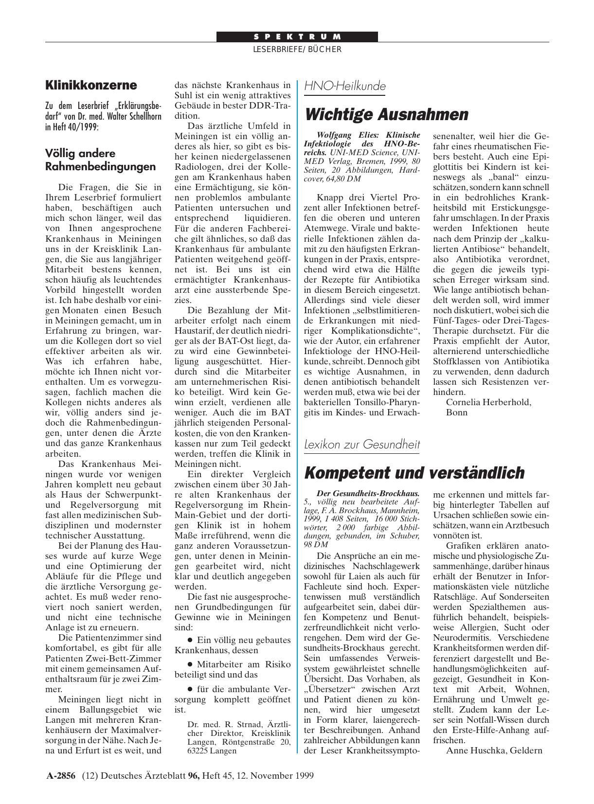 Vorschauseite 1: Klinikkonzerne: Völlig andere Rahmenbedingungen