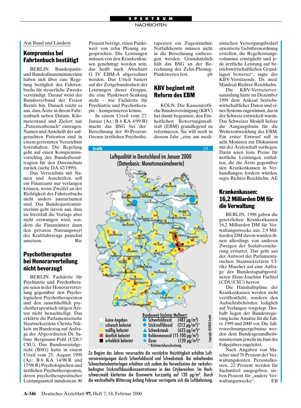 Vorschauseite 1: KBV beginnt mit Reform des EBM