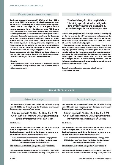 Vorschauseite 1: Richtlinie gemäß § 16 Abs. 1 S. 1 Nrn. 2 u. 5 TPG für die Wartelistenführung und die Organvermittlung zur Nierentransplantation Richtlinie gemäß § 16 Abs. 1 S. 1 Nrn. 2 u. 5 TPG f…
