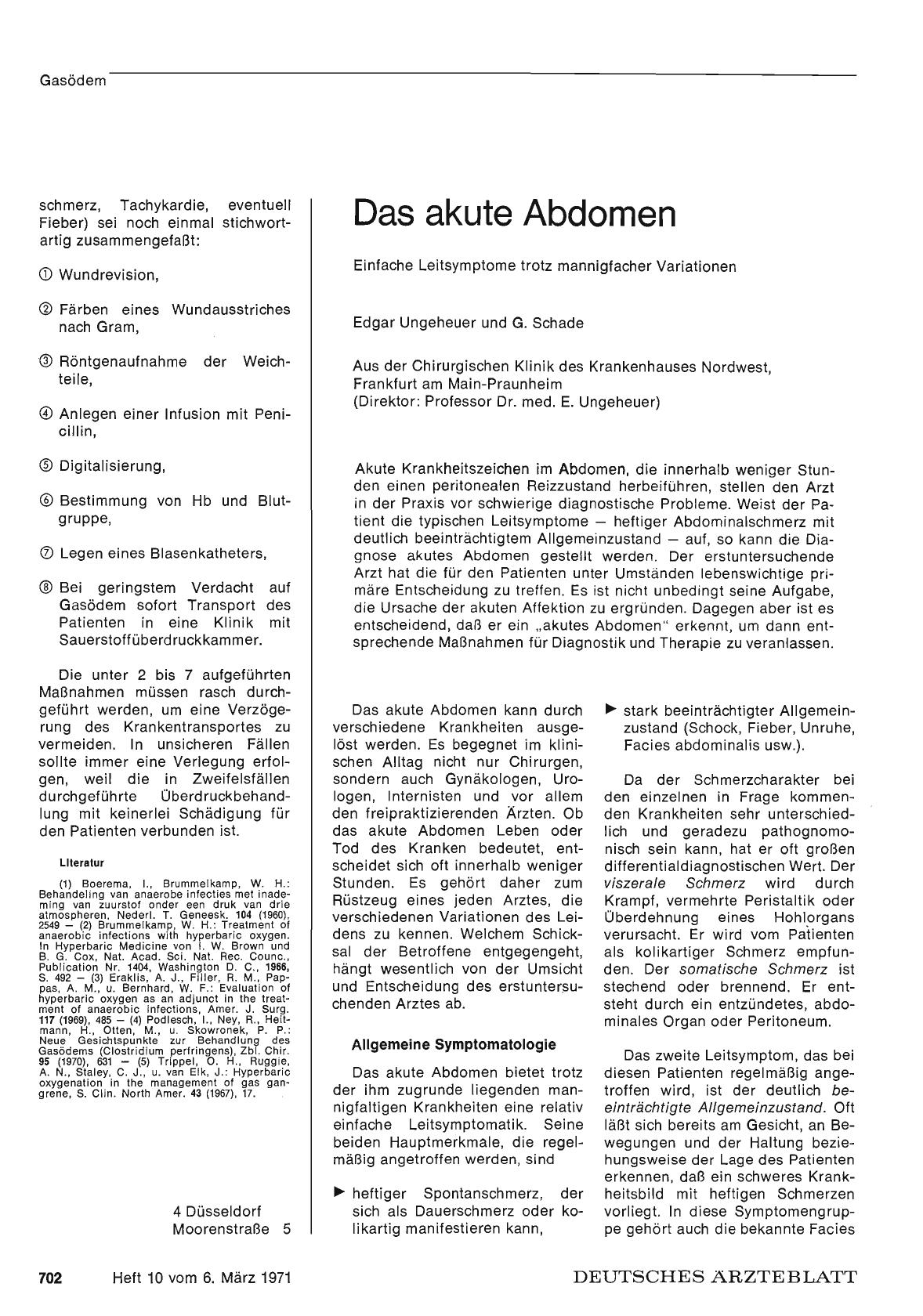 Vorschauseite 1: Das akute Abdomen