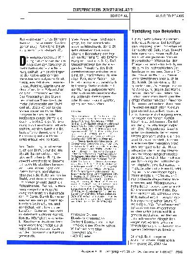 Vorschauseite 1: Verhütung von Dekubitus