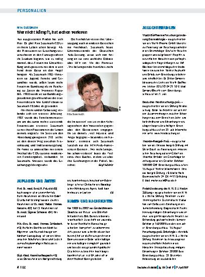 Vorschauseite 1: Namen und Nachrichten