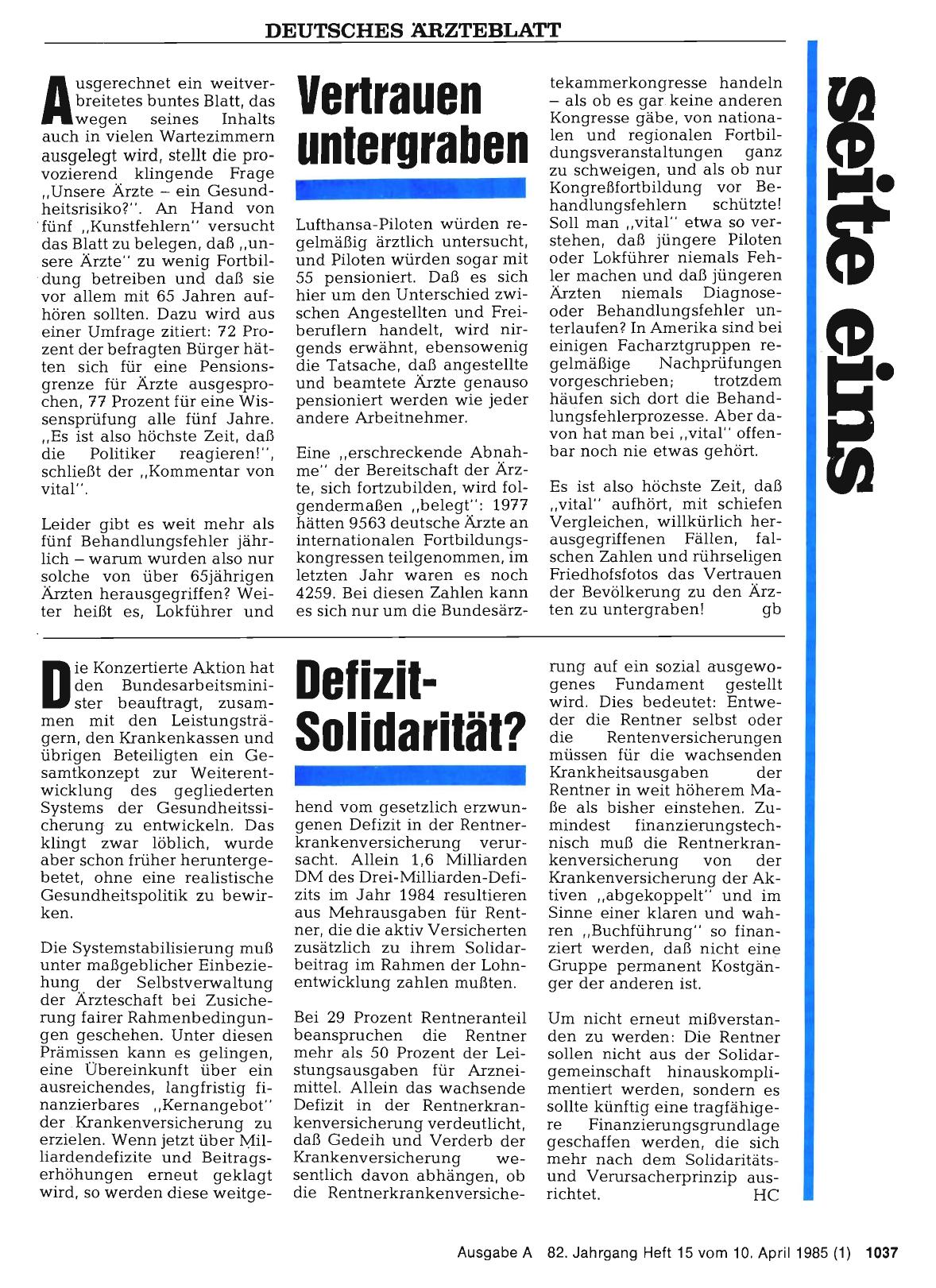 Vorschauseite 1: Vertrauen untergraben