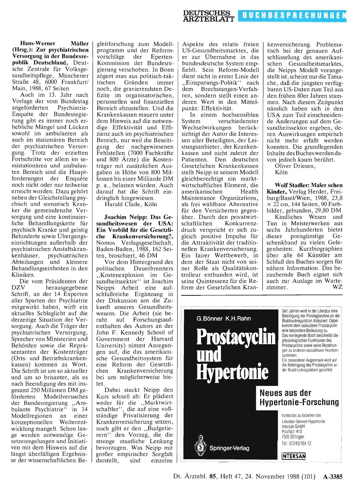 Vorschauseite 1: Wolf Stadler: Maler sehen Kinder