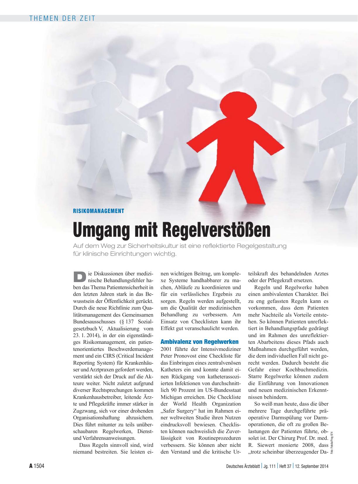 Vorschauseite 1: Risikomanagement: Umgang mit Regelverstößen