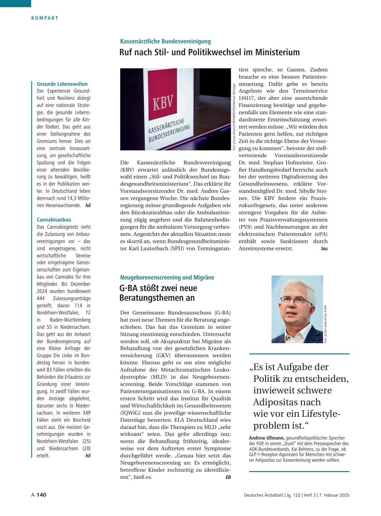 Vorschauseite 1: Gesunde Lebenswelten / Cannabisanbau
