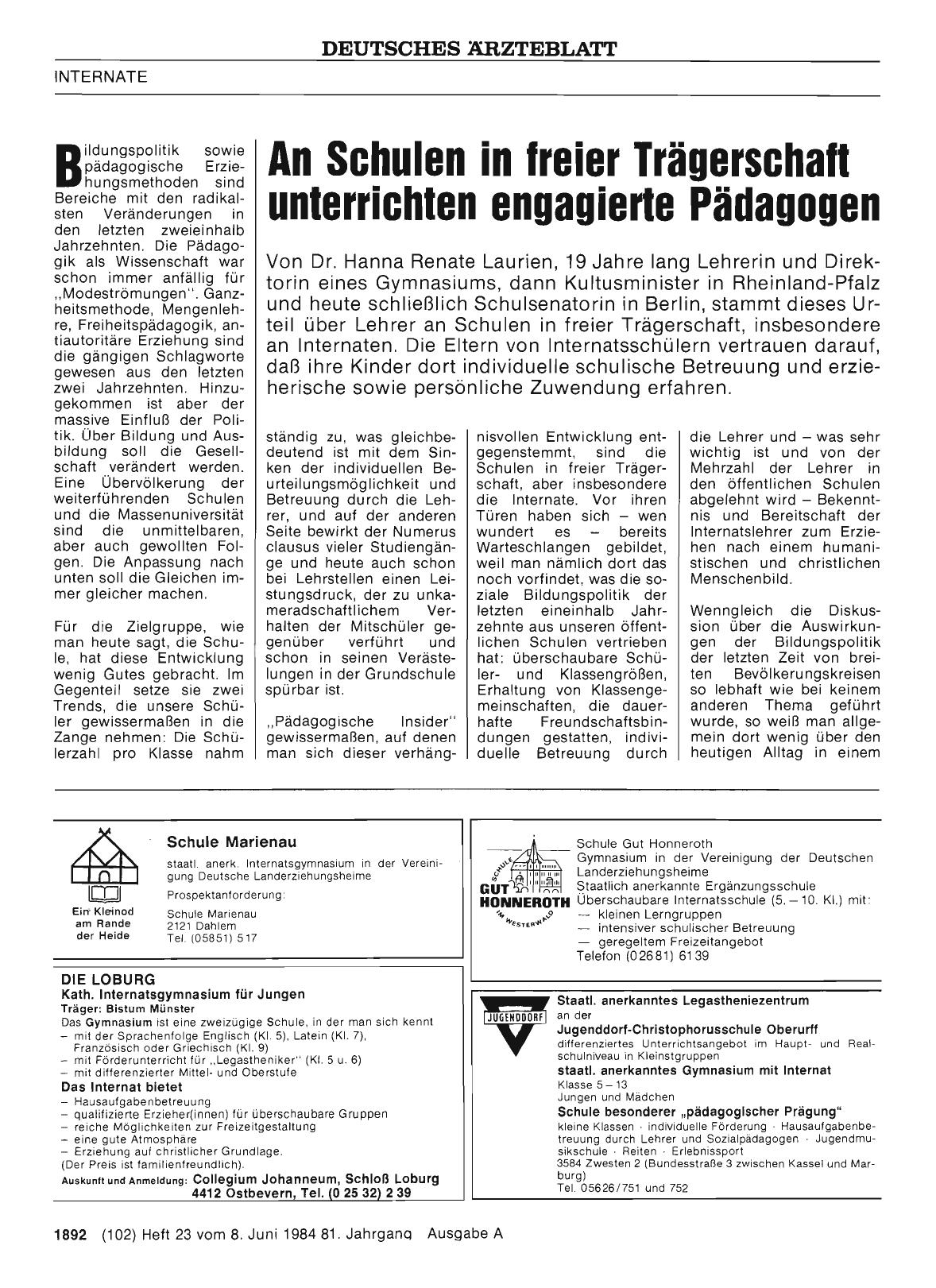 Vorschauseite 1: An Schulen in freier Trägerschaft unterrichten engagierte Pädagogen
