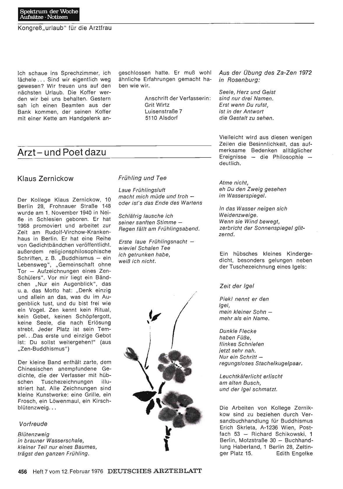 Vorschauseite 1: Klaus Zernickow