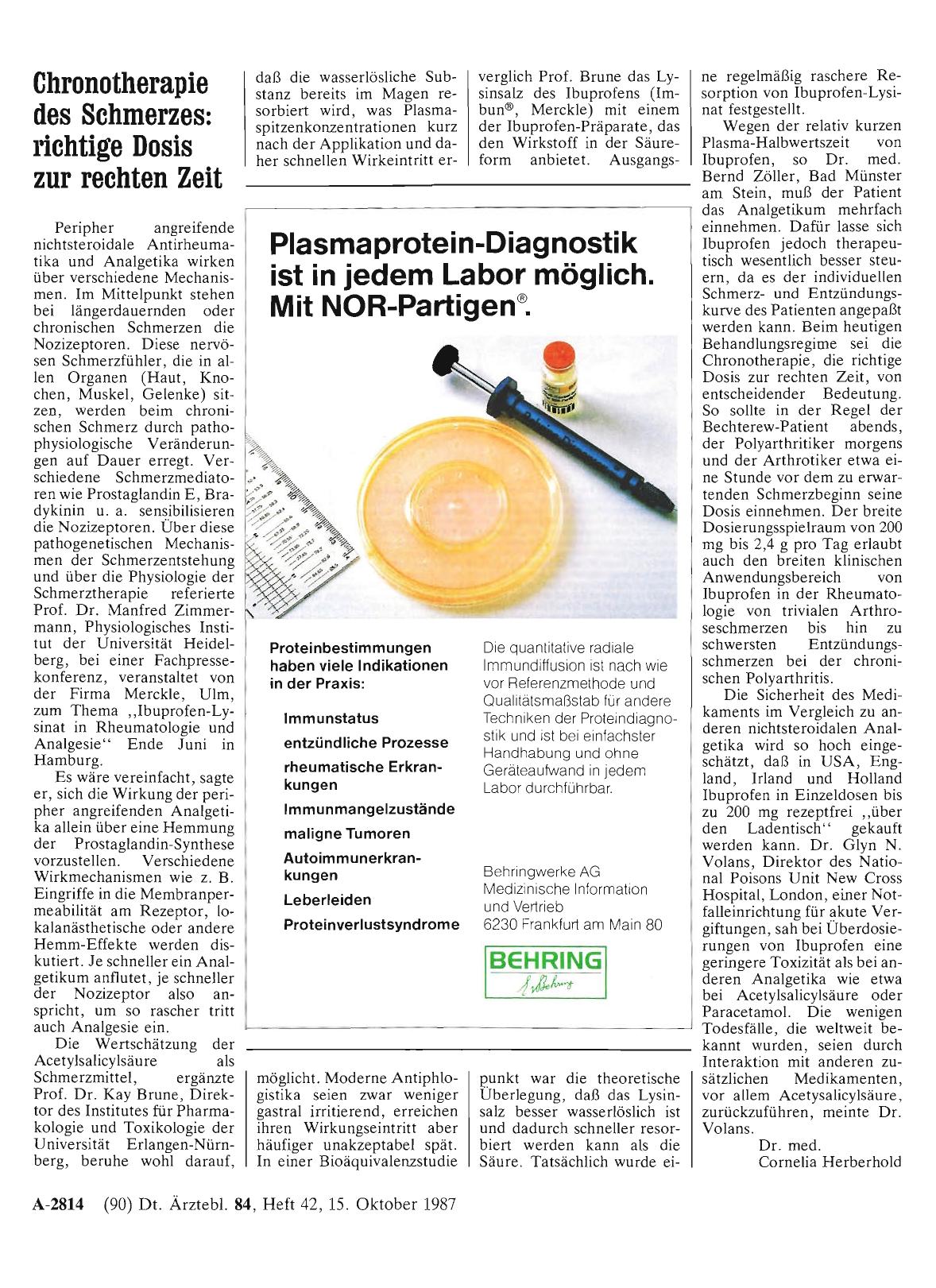 Vorschauseite 1: Chronotherapie des Schmerzes: richtige Dosis zur rechten Zeit