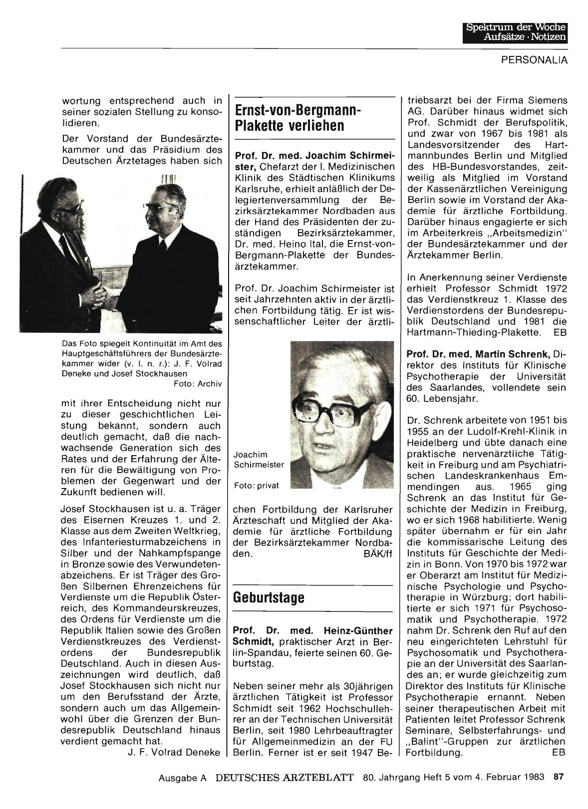 Vorschauseite 1: Geburtstage