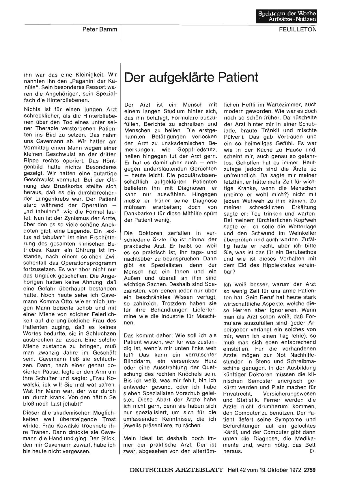 Vorschauseite 1: Der aufgeklärte Patient