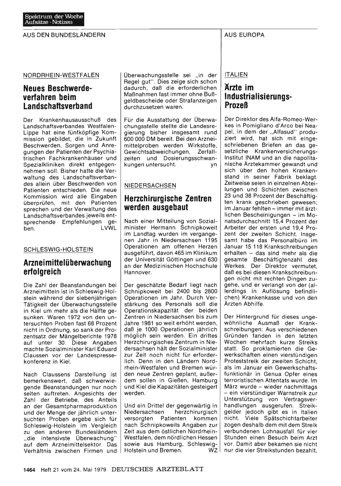 Vorschauseite 1: Schleswig-Holstein: Arzneimittelüberwachung erfolgreich