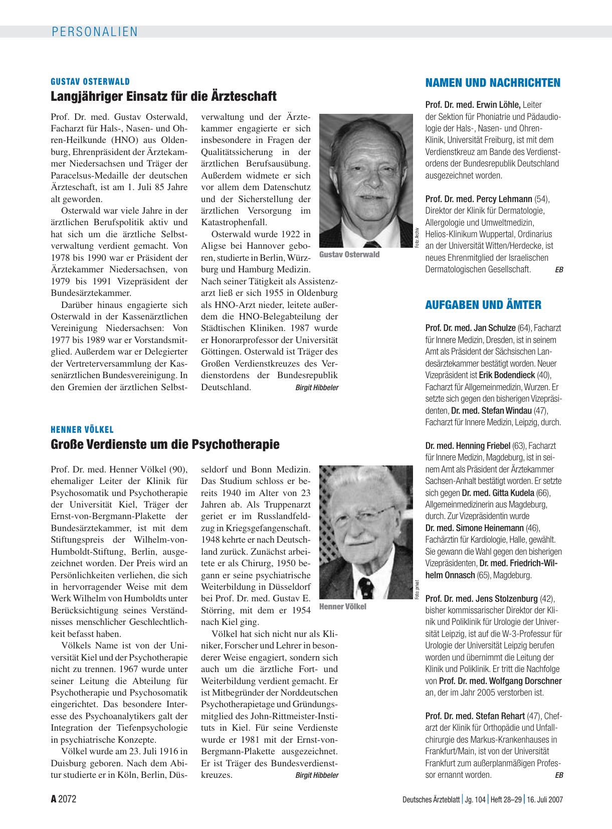 Vorschauseite 1: Aufgaben und Ämter