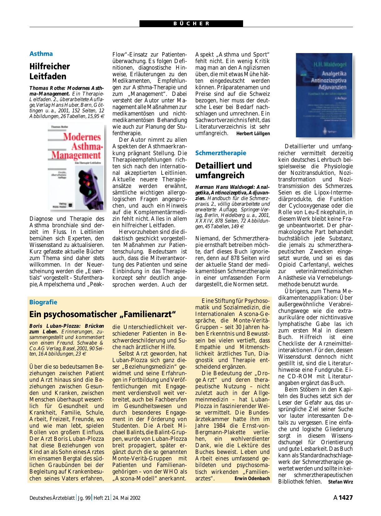 Vorschauseite 1: Brücken zum Leben