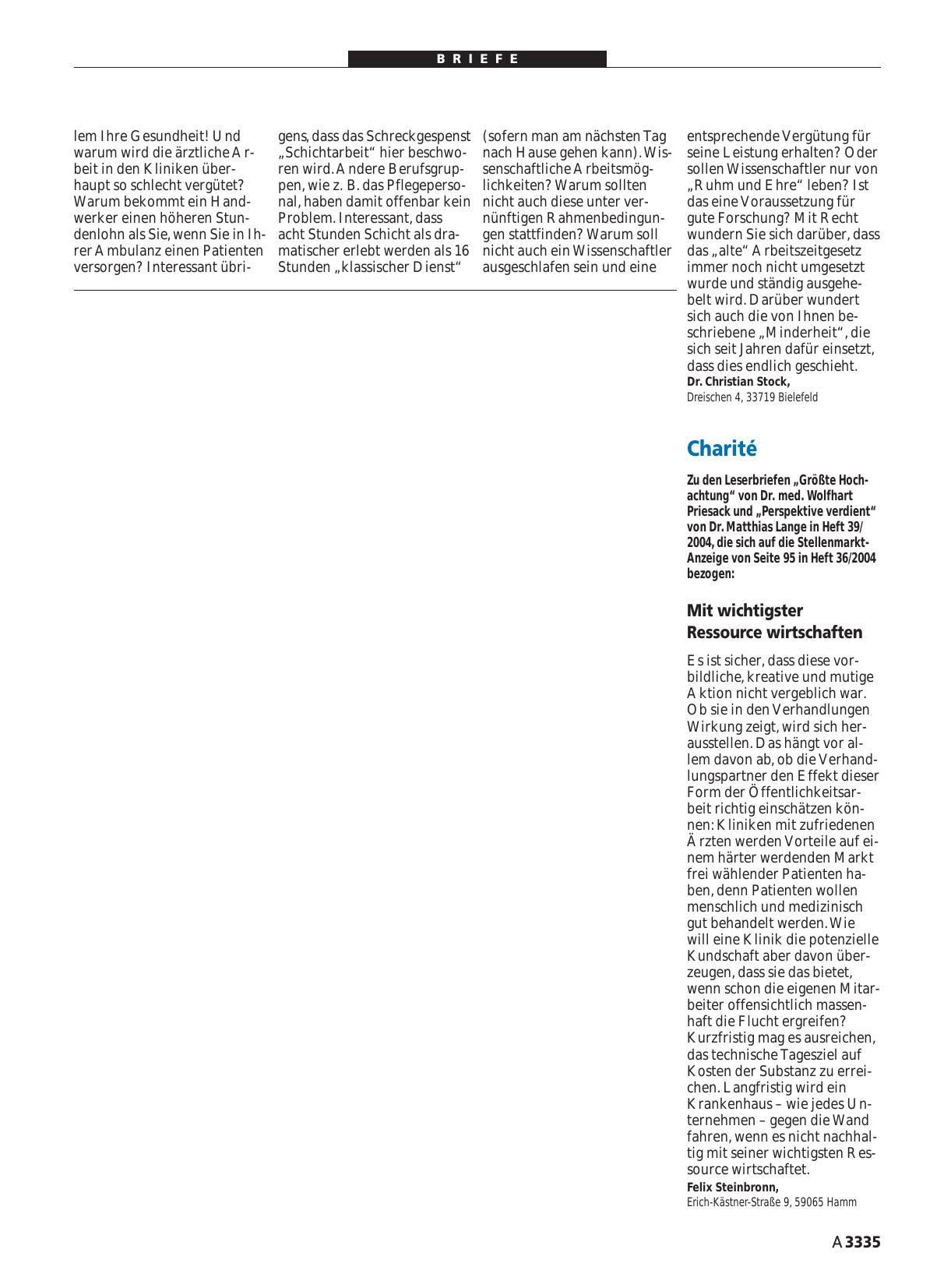 Vorschauseite 1: Charité: Mit wichtigster Ressource wirtschaften