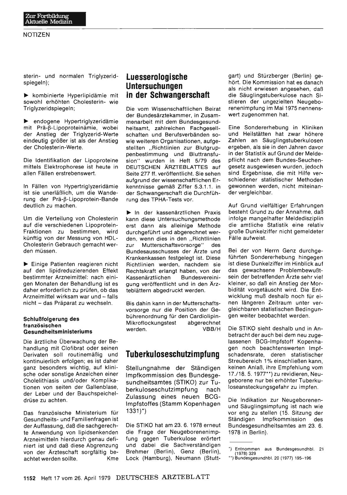 Vorschauseite 1: Luesserologische Untersuchungen in der Schwangerschaft