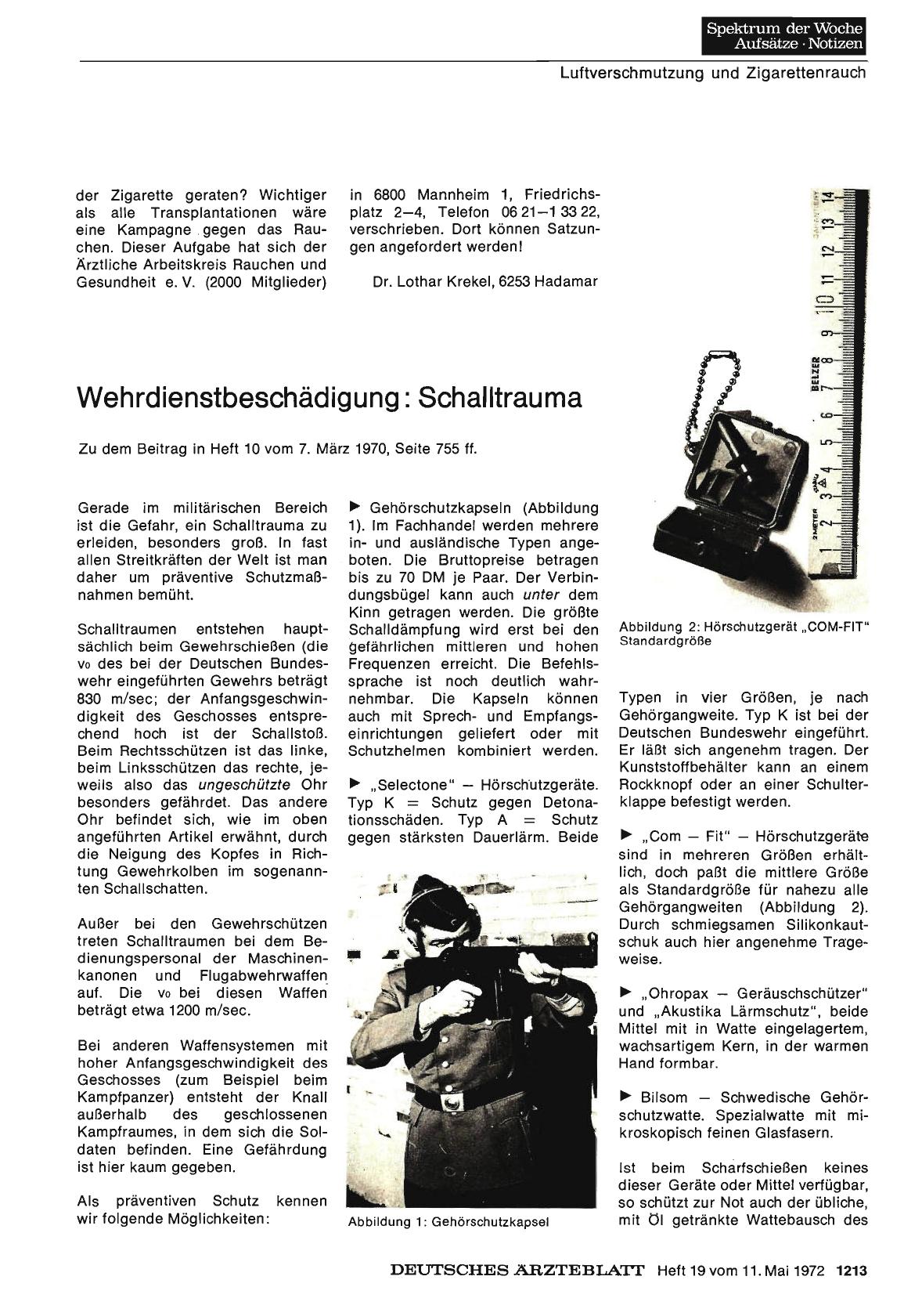 Vorschauseite 1: Wehrdienstbeschädigung: Schalltrauma