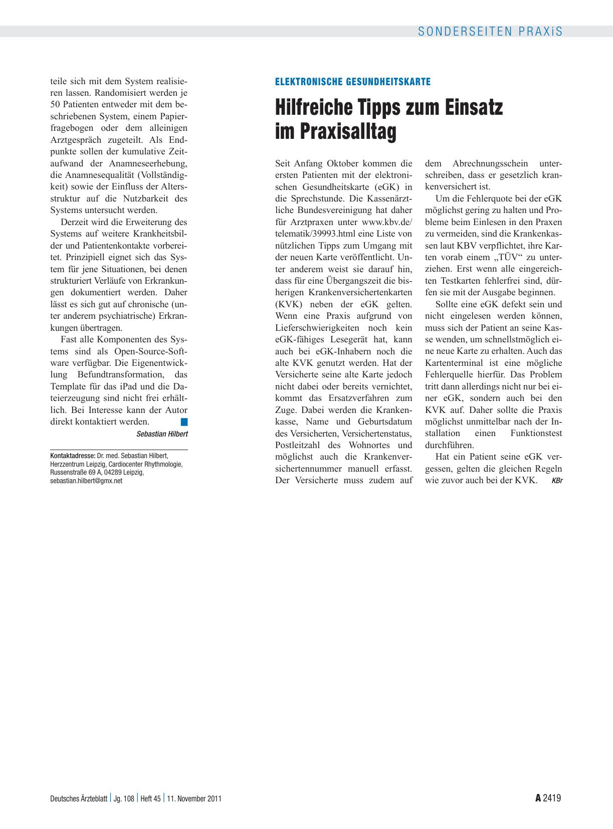 Vorschauseite 3: Tablet-PC im Praxisalltag: Unterstützung bei der Anamnese