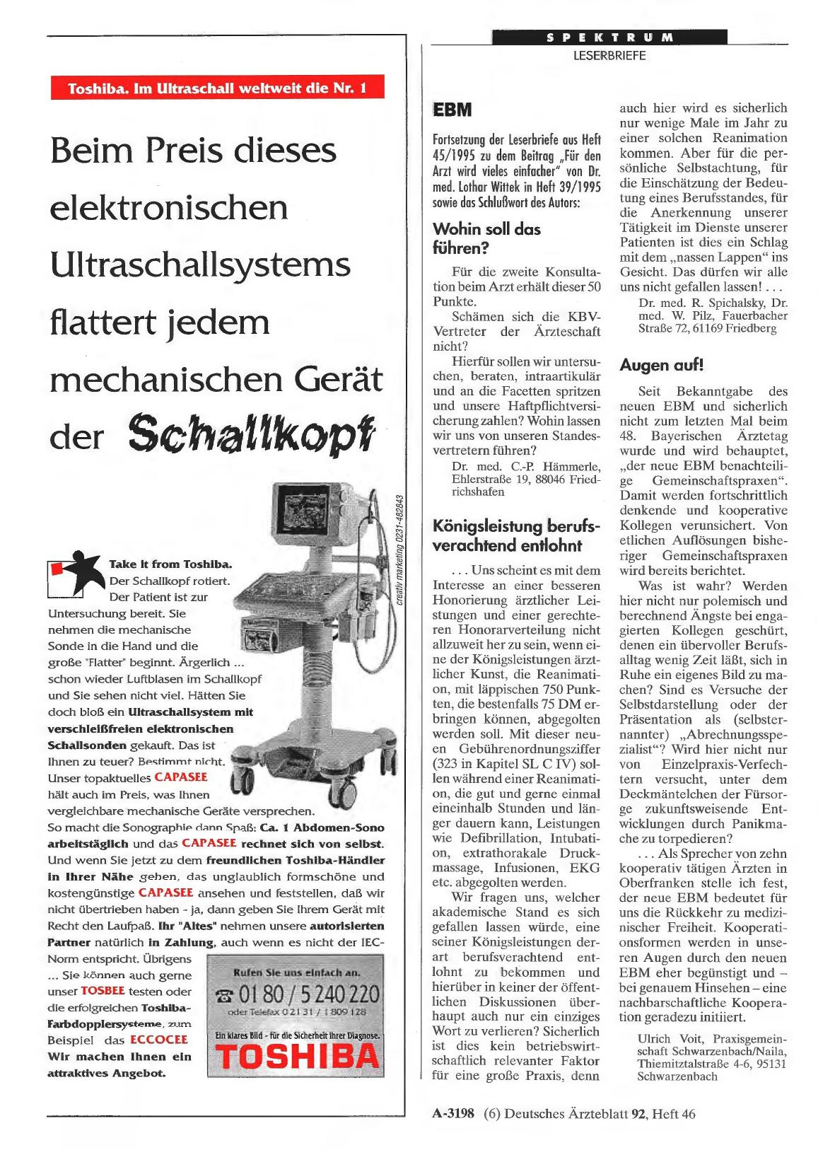 Vorschauseite 1: EBM: Königsleistung berufsverachtend entlohnt