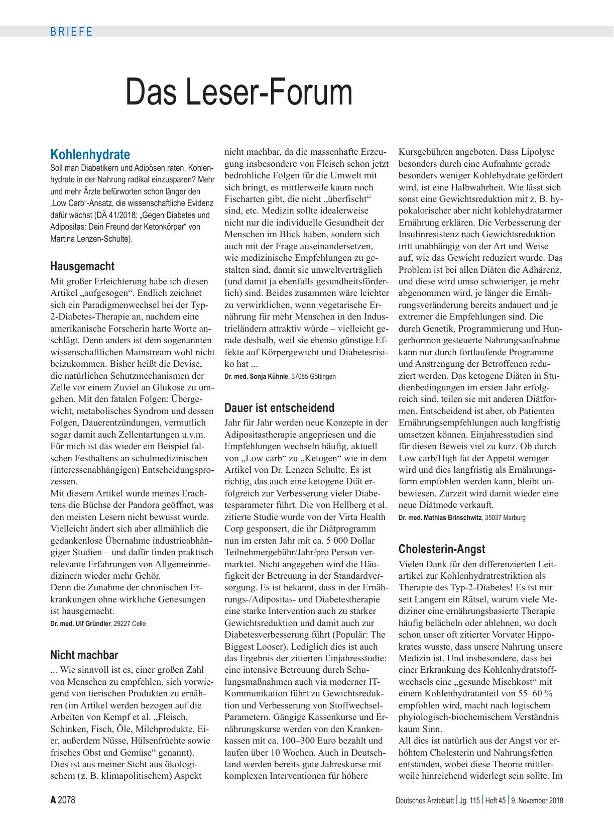 Vorschauseite 1: Kohlenhydrate: Nicht machbar