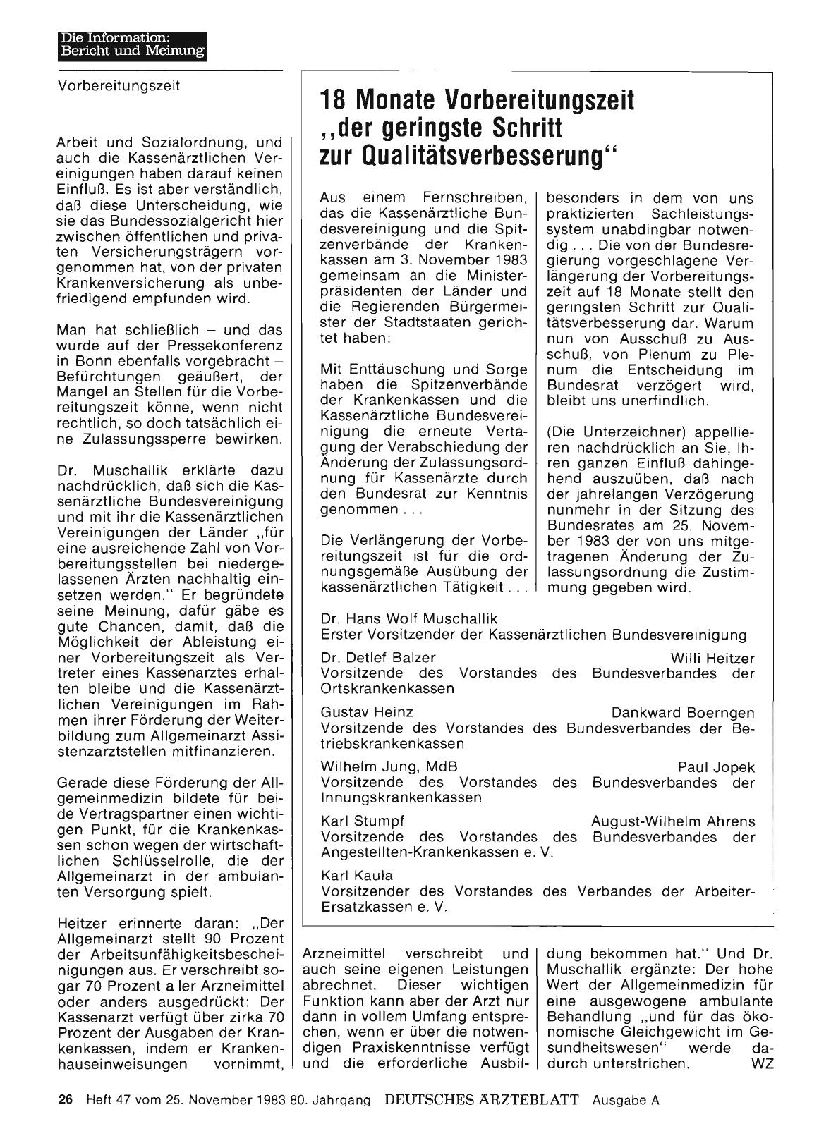 Vorschauseite 1: 18 Monate Vorbereitungszeit „der geringste Schritt zur Qualitätsverbesserung“