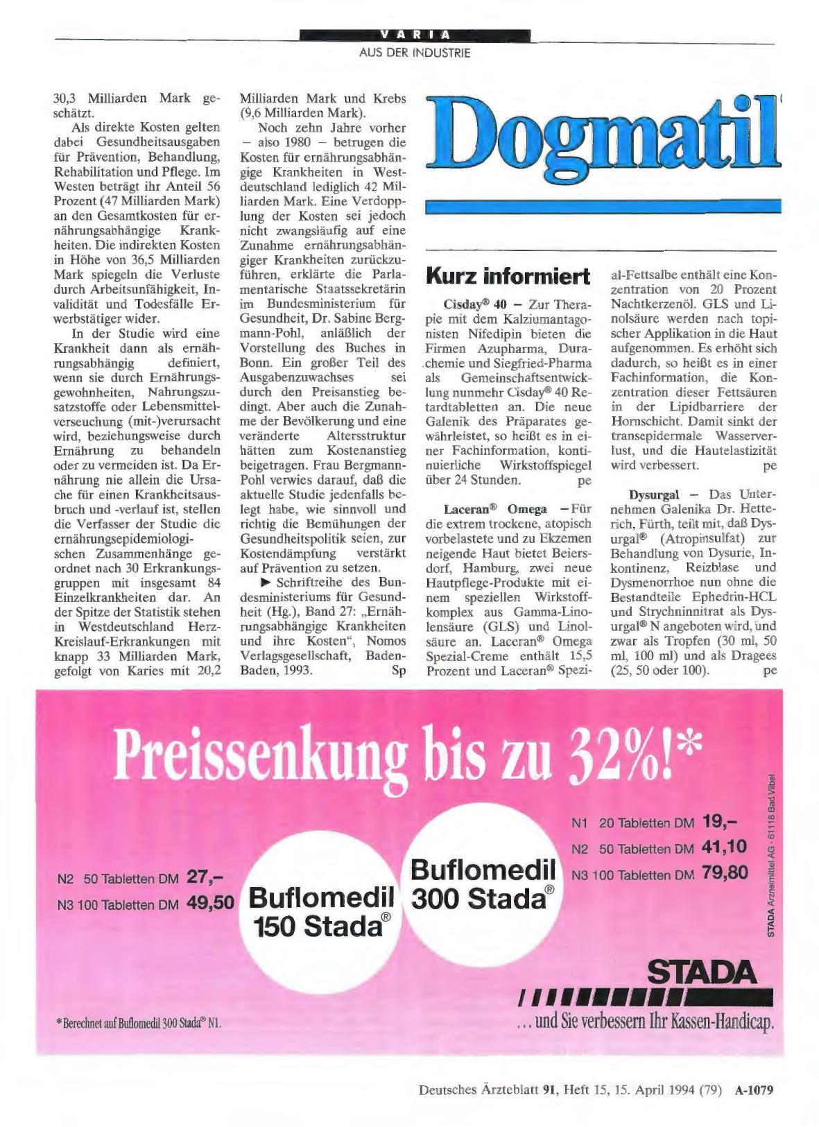 Vorschauseite 1: Kurz informiert