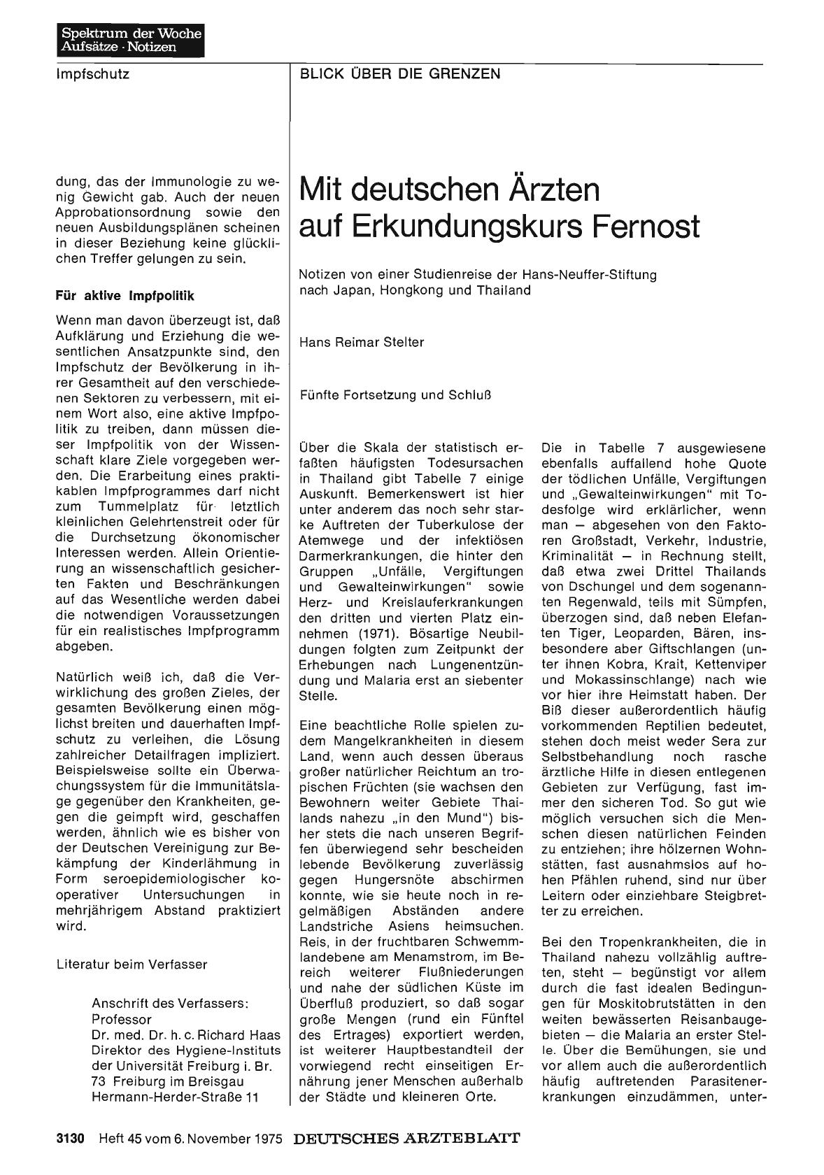 Vorschauseite 1: Mit deutschen Ärzten auf Erkundungskurs Fernost: Notizen von einer Studienreise der Hans-Neuffer-Stiftung nach Japan, Hongkong und Thailand