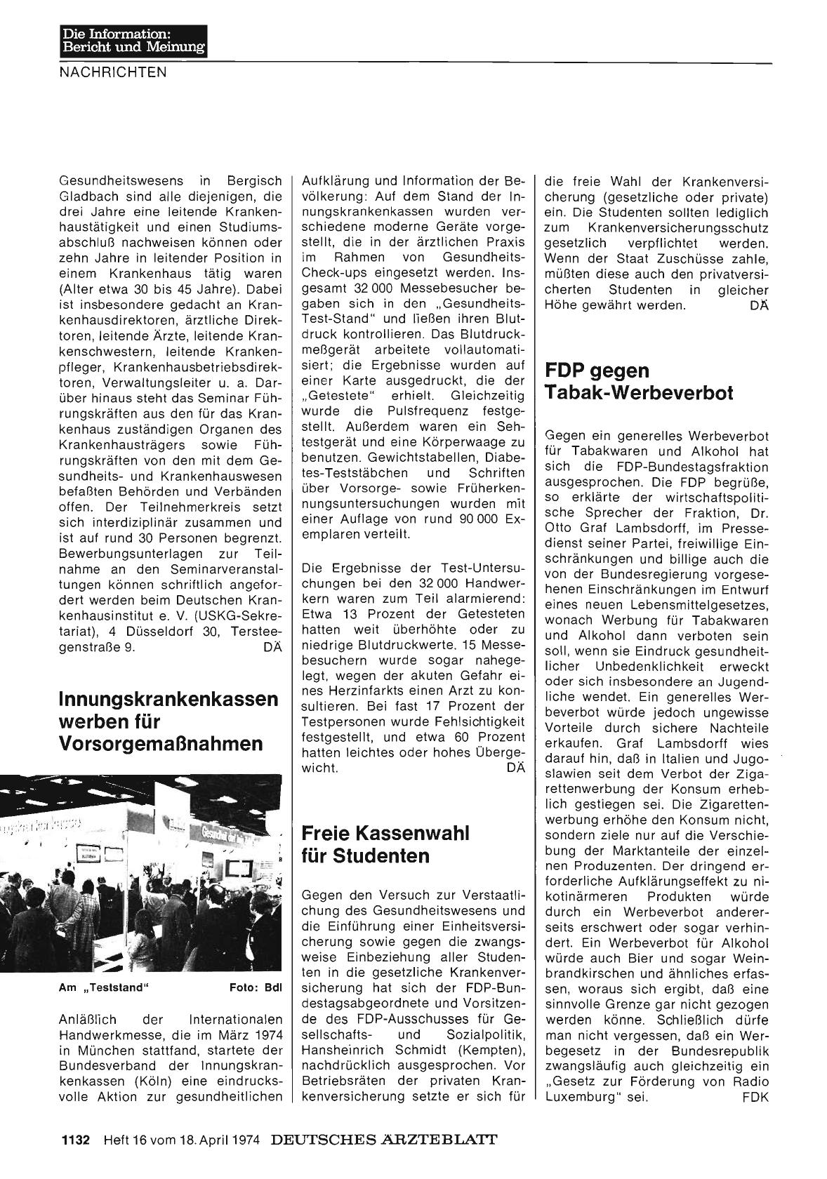 Vorschauseite 1: Innungskrankenkassen werben für Vorsorgemaßnahmen