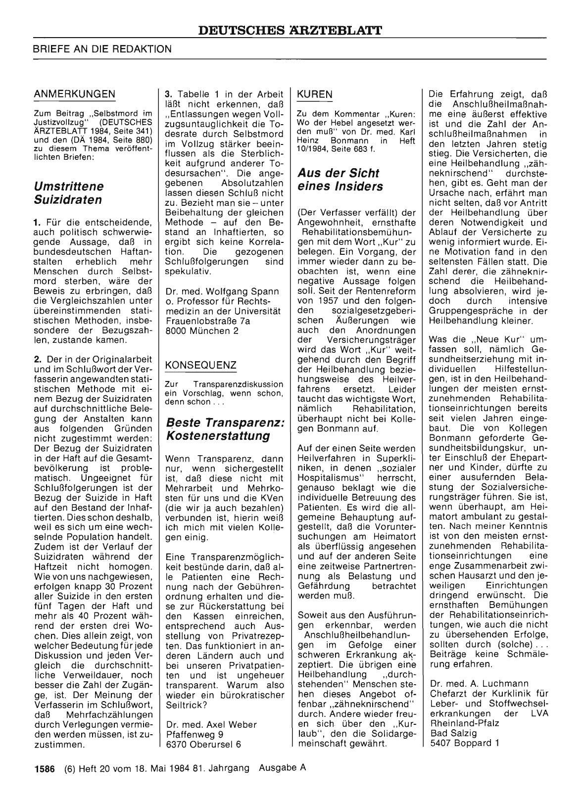 Vorschauseite 1: KONSEQUENZ: Beste Transparenz: Kostenerstattung