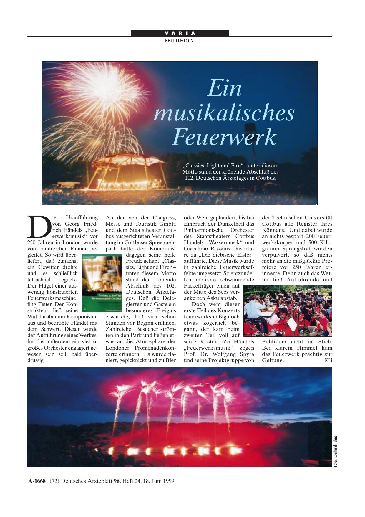 Vorschauseite 1: Ein musikalisches Feuerwerk
