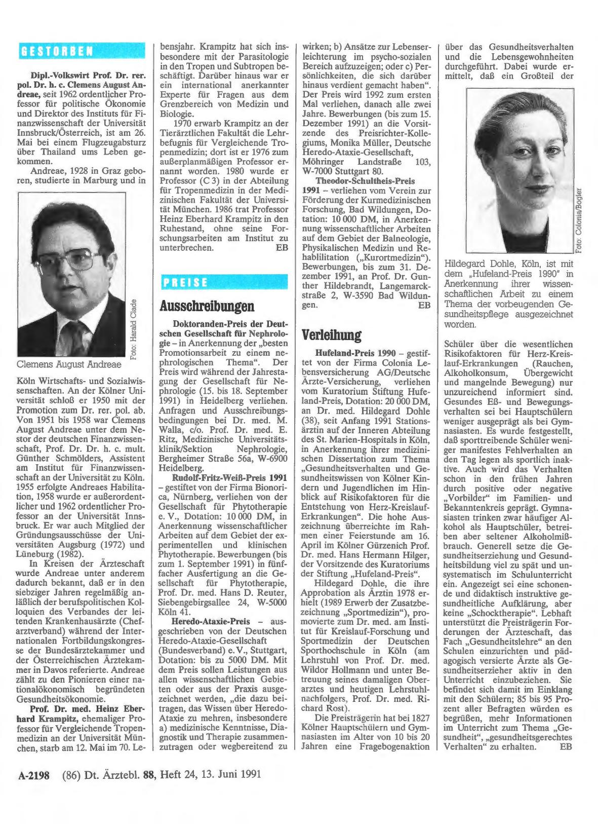Vorschauseite 1: Preise
