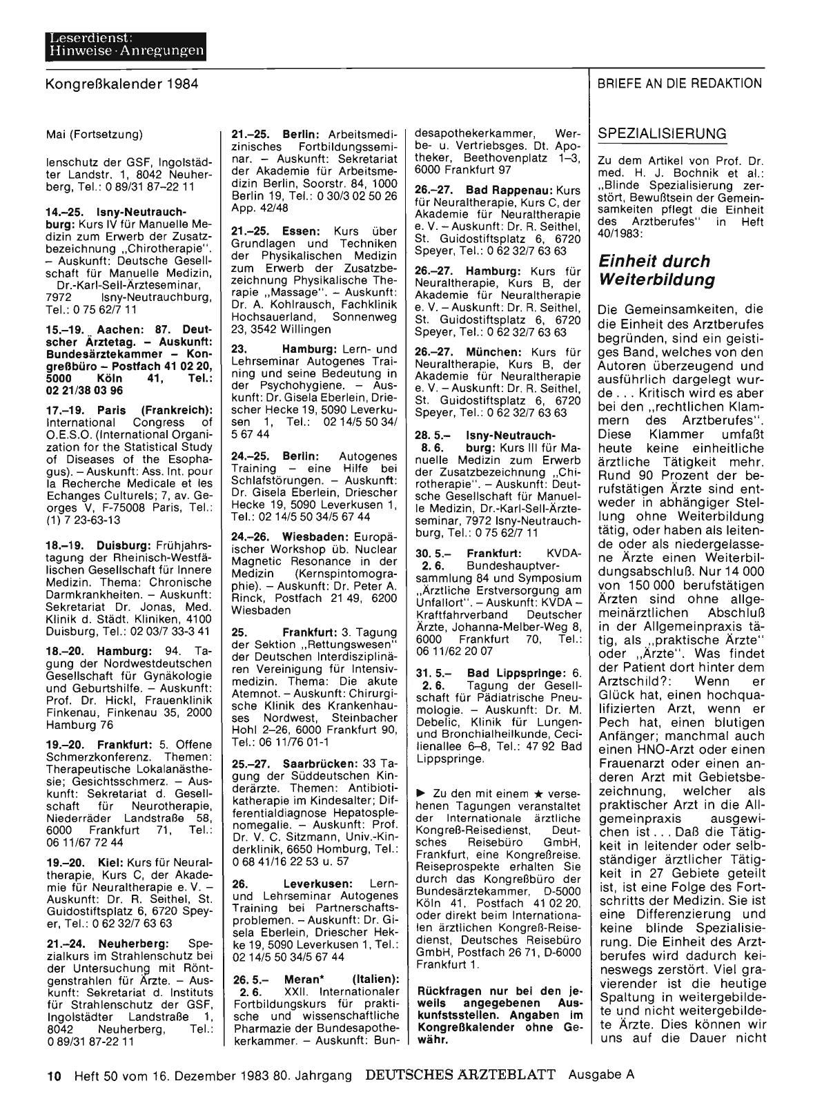 Vorschauseite 1: SPEZIALISIERUNG: Einheit durch Weiterbildung