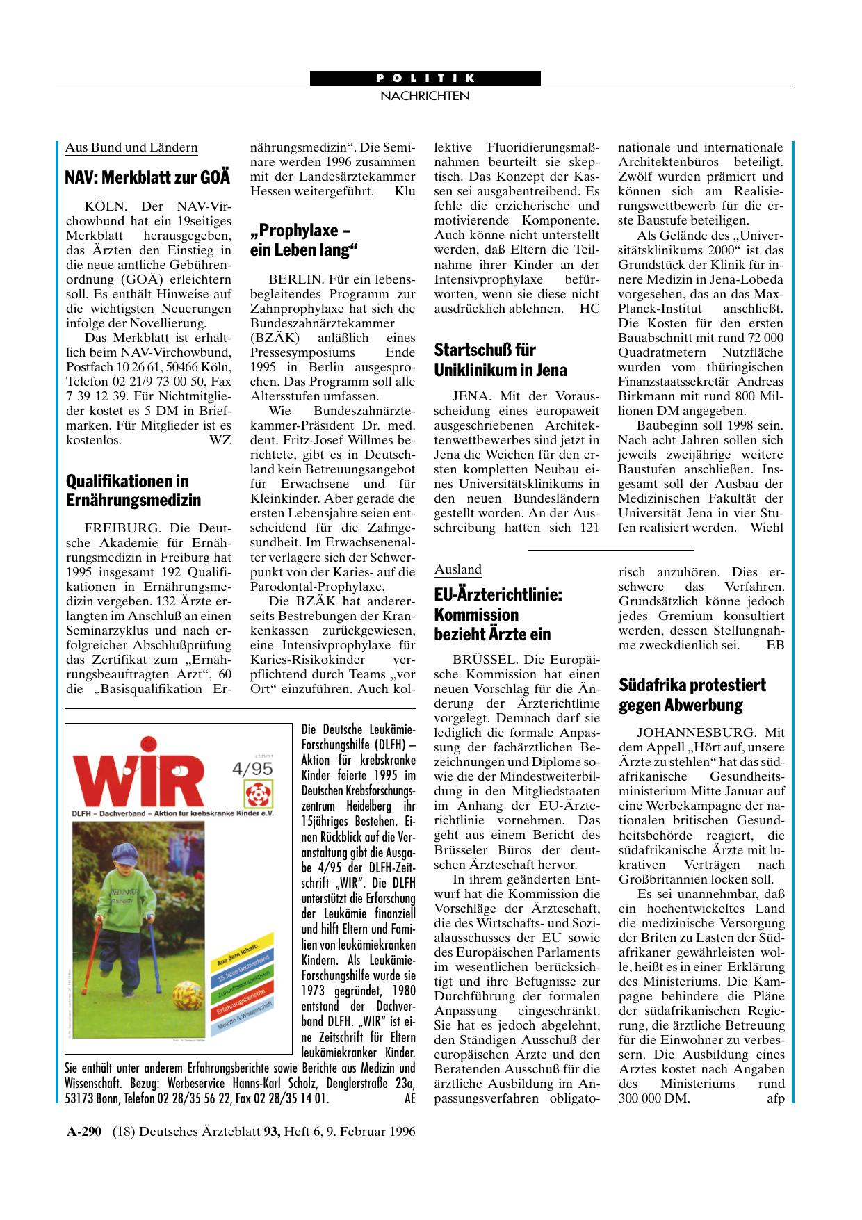 Vorschauseite 1: NAV: Merkblatt zur GOÄ