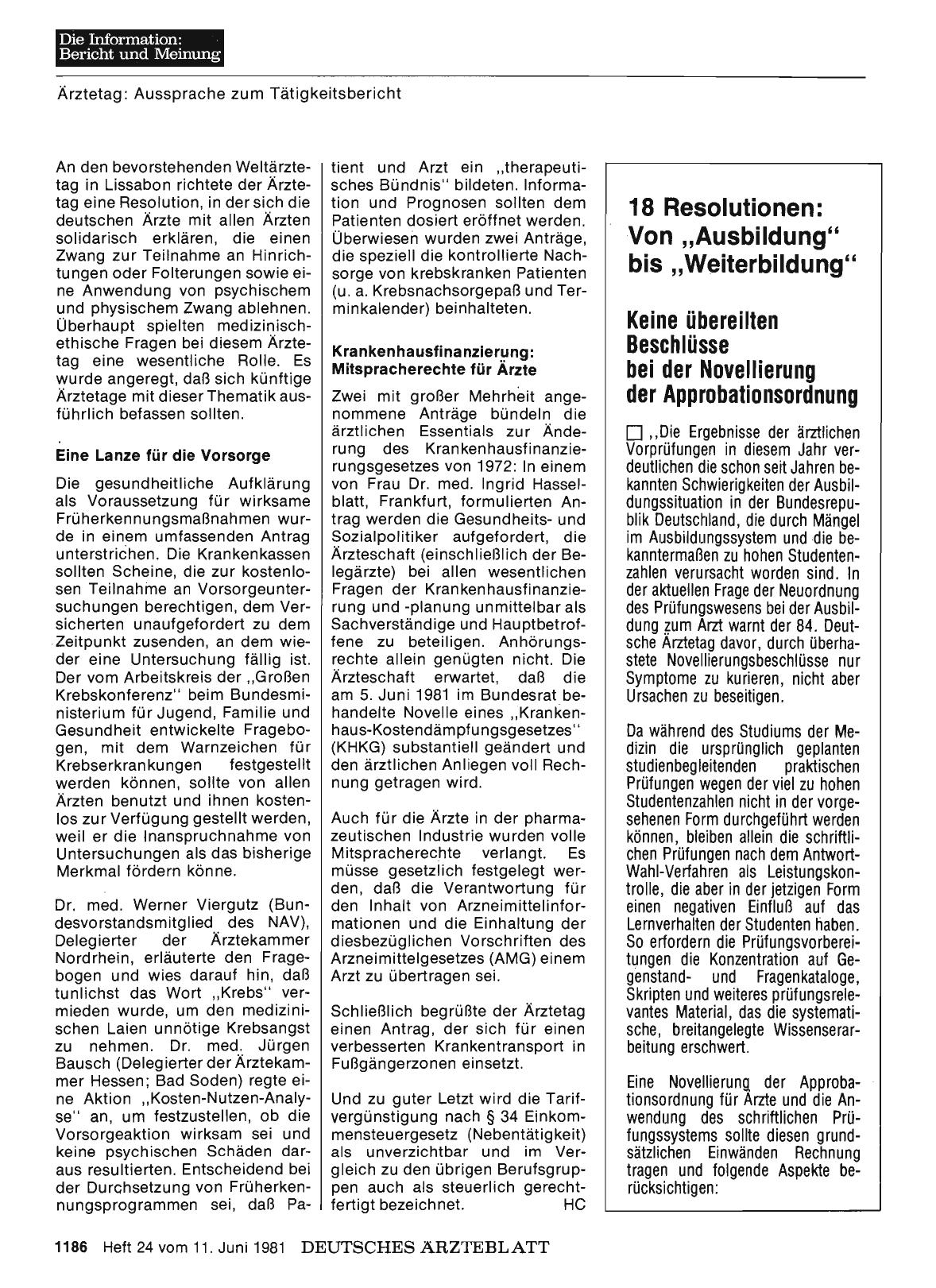 Vorschauseite 1: 18 Resolutionen: Von „Ausbildung" bis „Weiterbildung"