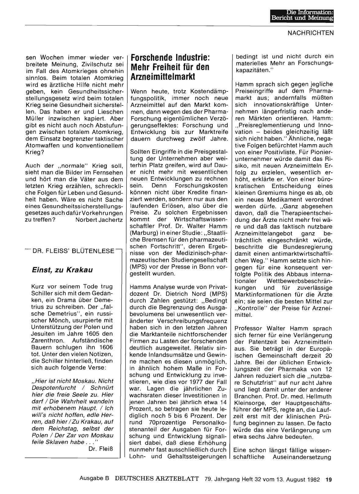 Vorschauseite 1: Forschende Industrie: Mehr Freiheit für den Arzneimittelmarkt