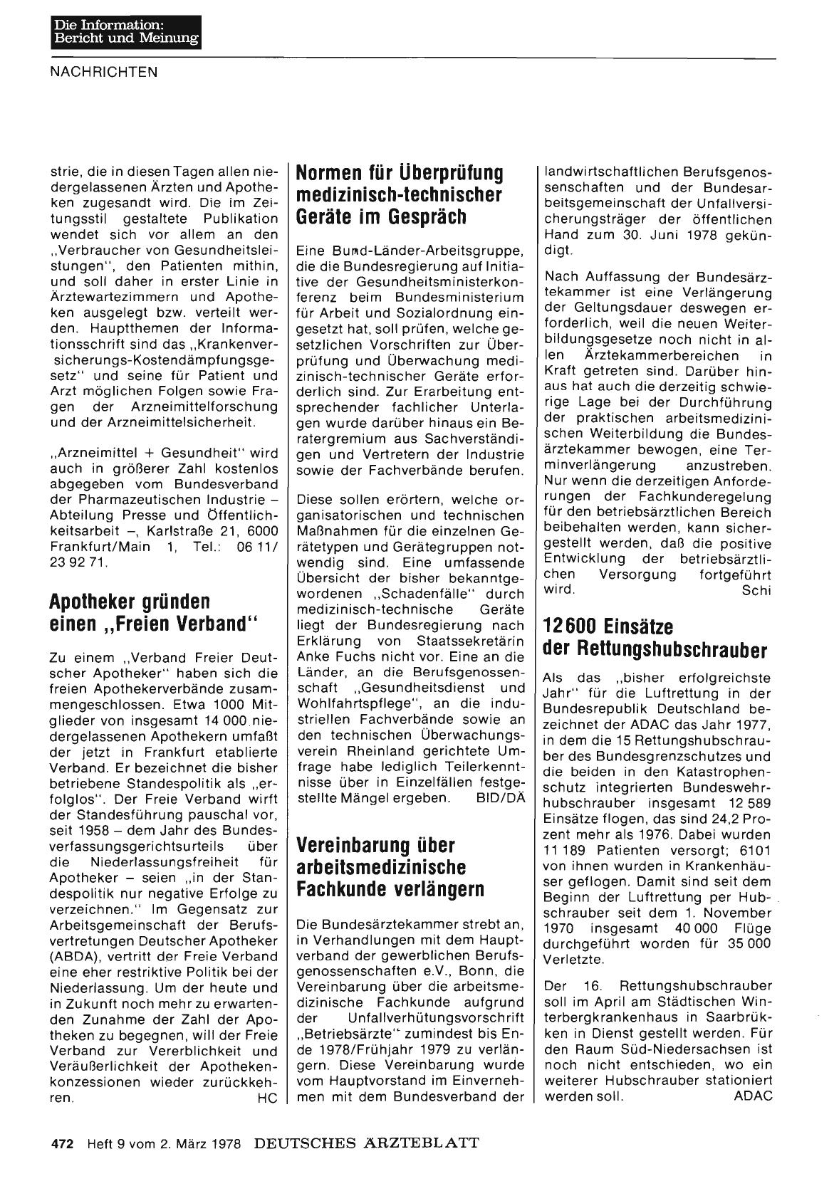 Vorschauseite 1: 12 600 Einsätze der Rettungshubschrauber
