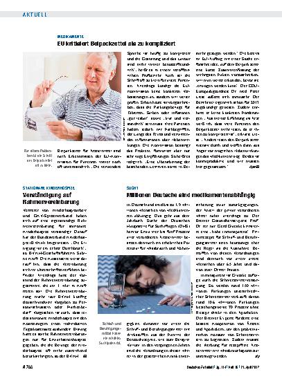 Vorschauseite 1: Stationäre Kinderhospize: Verständigung auf Rahmenvereinbarung