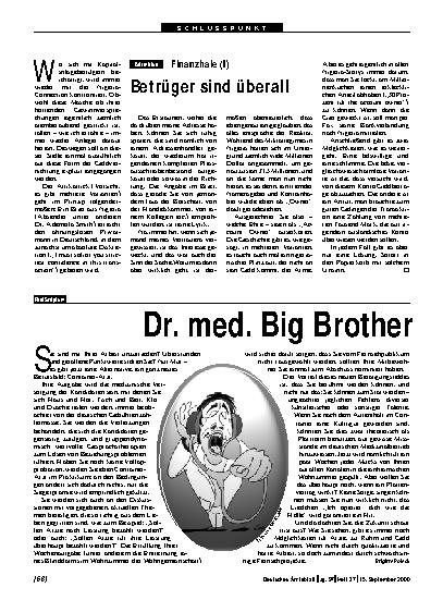 Vorschauseite 1: Dr. med. Big Brother