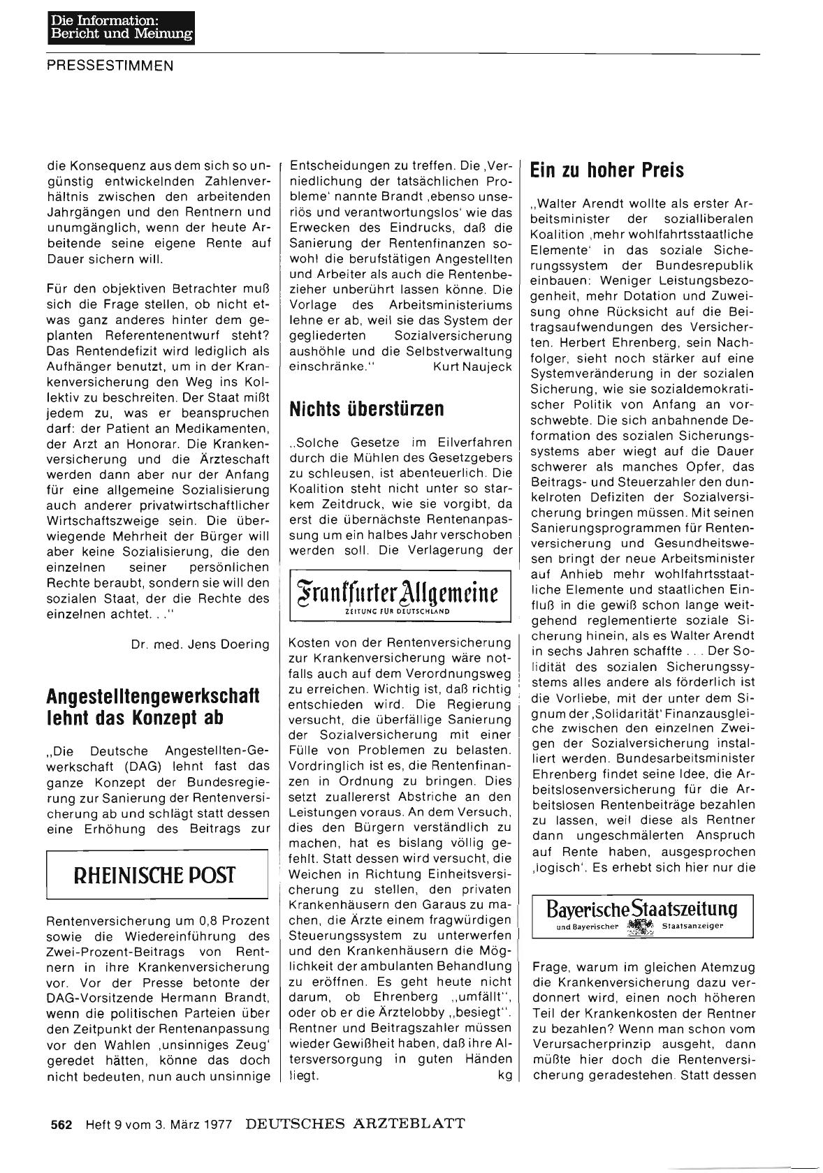 Vorschauseite 1: Ein zu hoher Preis