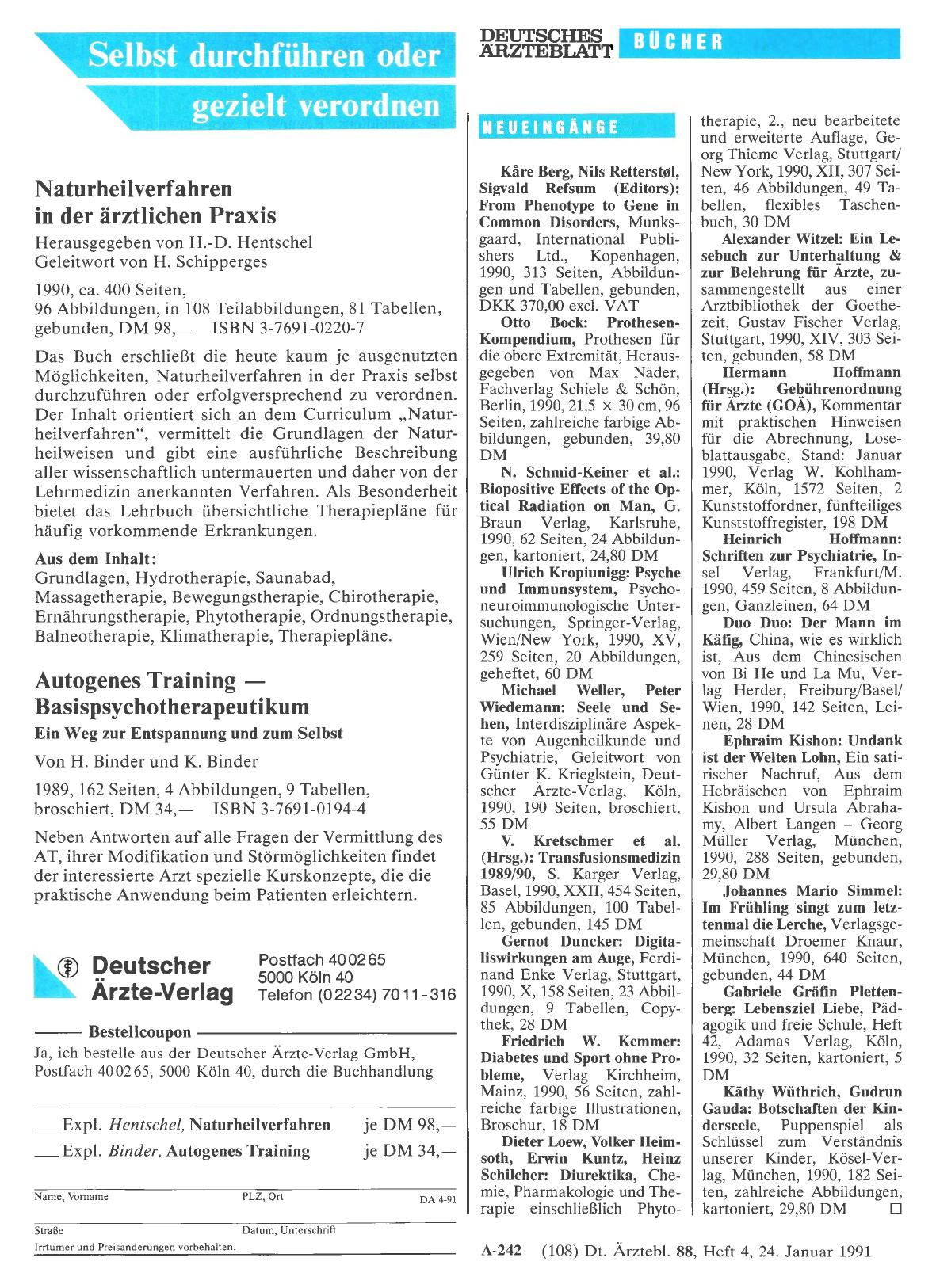 Vorschauseite 1: Neueingänge