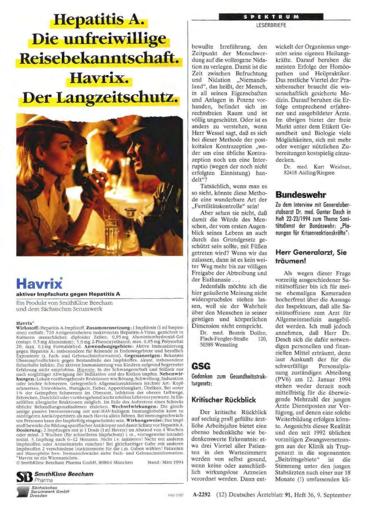 Vorschauseite 1: GSG: Kritischer Rückblick