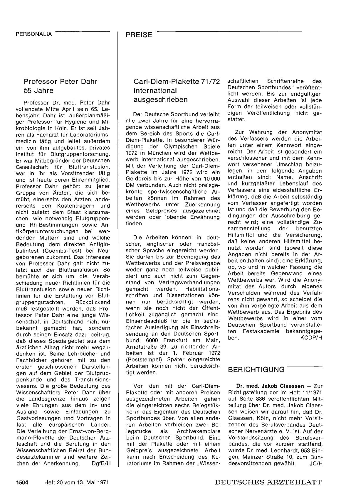 Vorschauseite 1: Berichtigung
