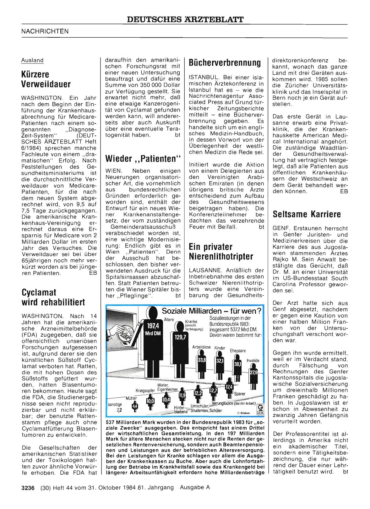 Vorschauseite 1: Seltsame Karriere