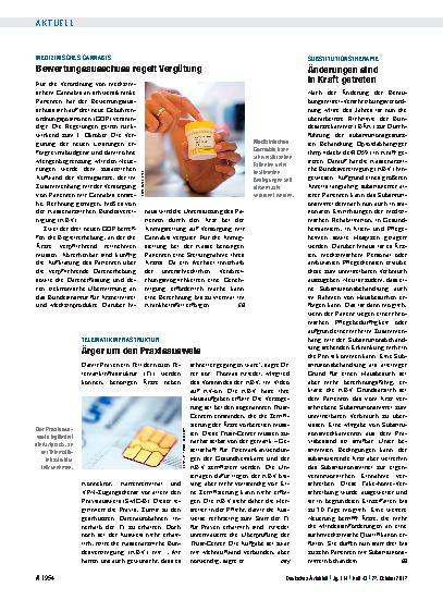 Vorschauseite 1: Telematikinfrastruktur: Ärger um den Praxisausweis