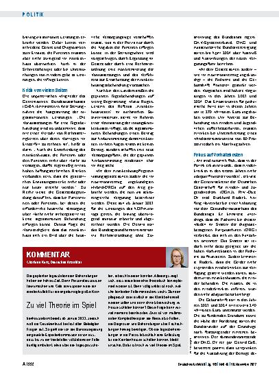 Vorschauseite 2: Krankenhauspflegeentlastungsgesetz: Erste Vorschläge auf dem Weg