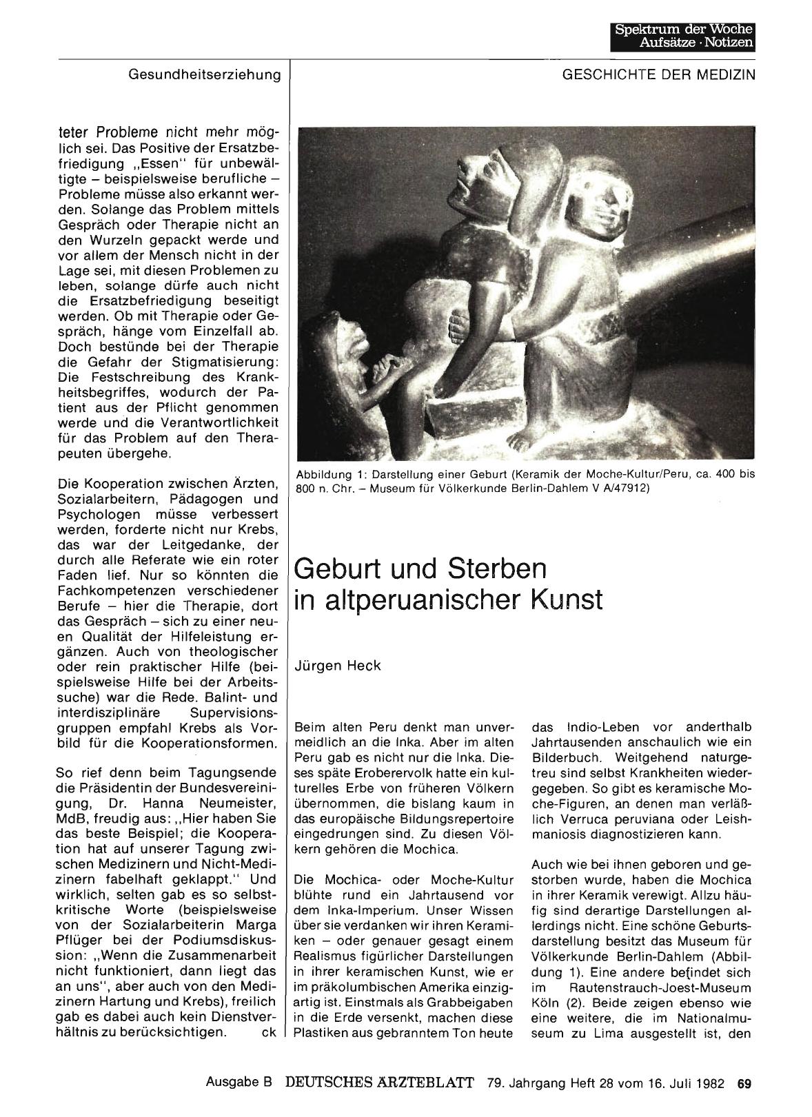 Vorschauseite 1: Geburt und Sterben in altperuanischer Kunst
